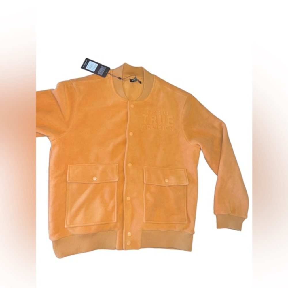 True Religion Mandarin Fleece Bomber TR Utility Jacket
STYLE: 107822 Medium